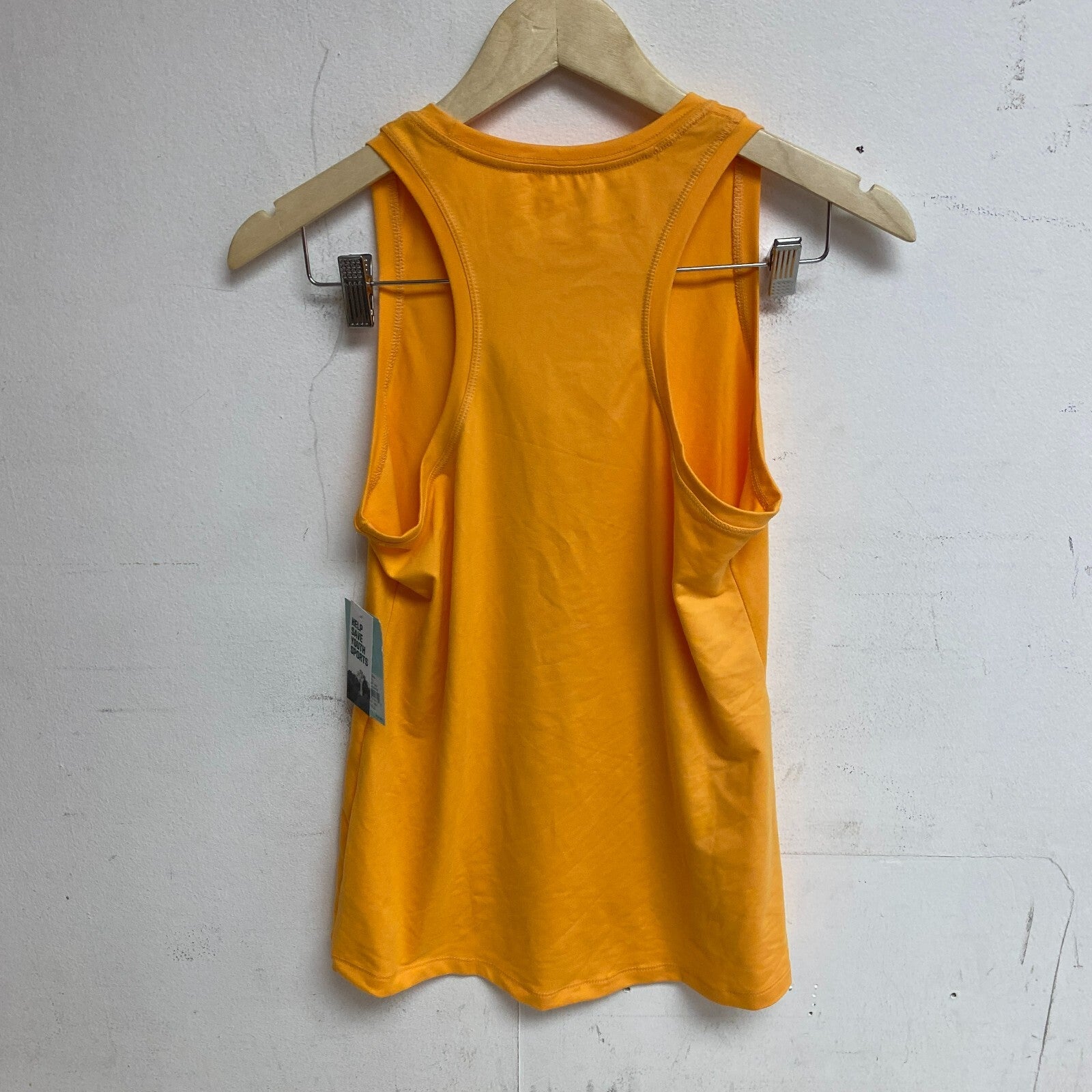 DSG Women's Movement Tank Top Light Tangerine Sleeveless Solid DAW11363
