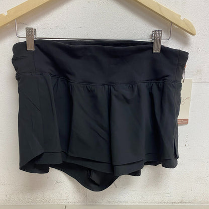 CALIA Women's 3 in Kick It Up Mid Rise Relaxed Shorts Pure Black Summer WAX12261