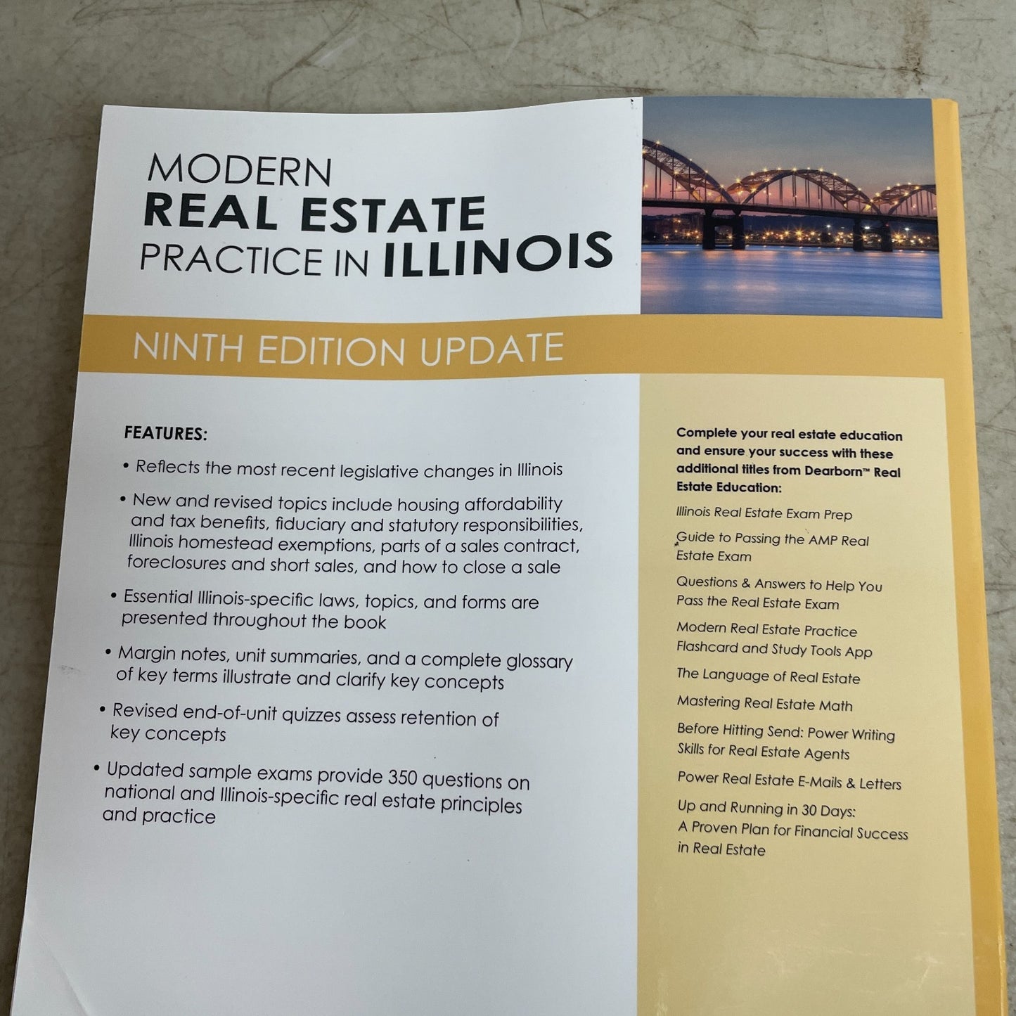 Dearborn Real Estate Education Modern Real Estate Practice Illinois Textbook
