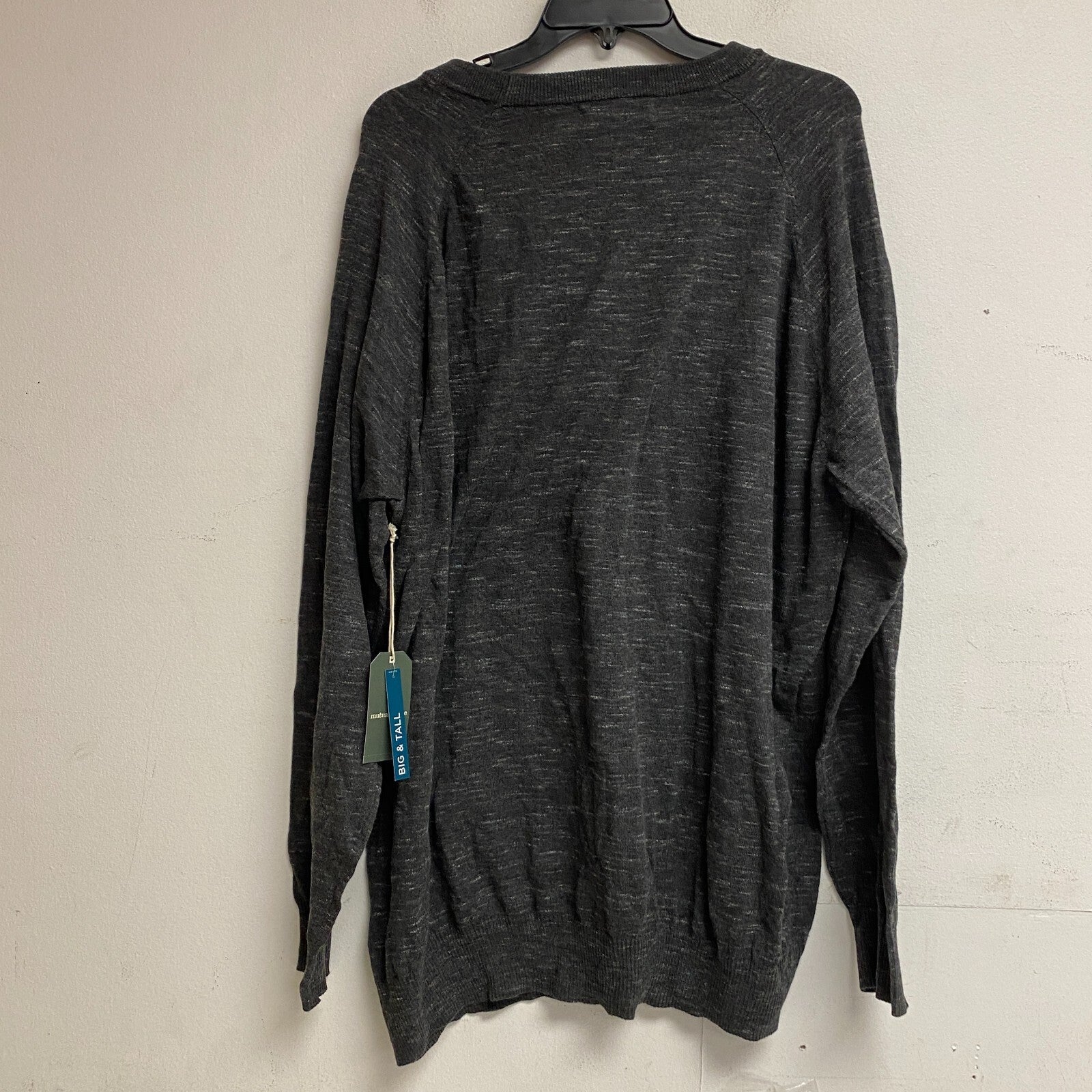 Mutual Weave Long Sleeve Crew Neck Sweater Size 2XL Color Dark Charcoal Heather