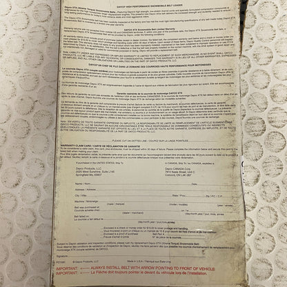 Dayco Automatic Continuously Variable Transmission (CVT) Belt-GAS XTX5014