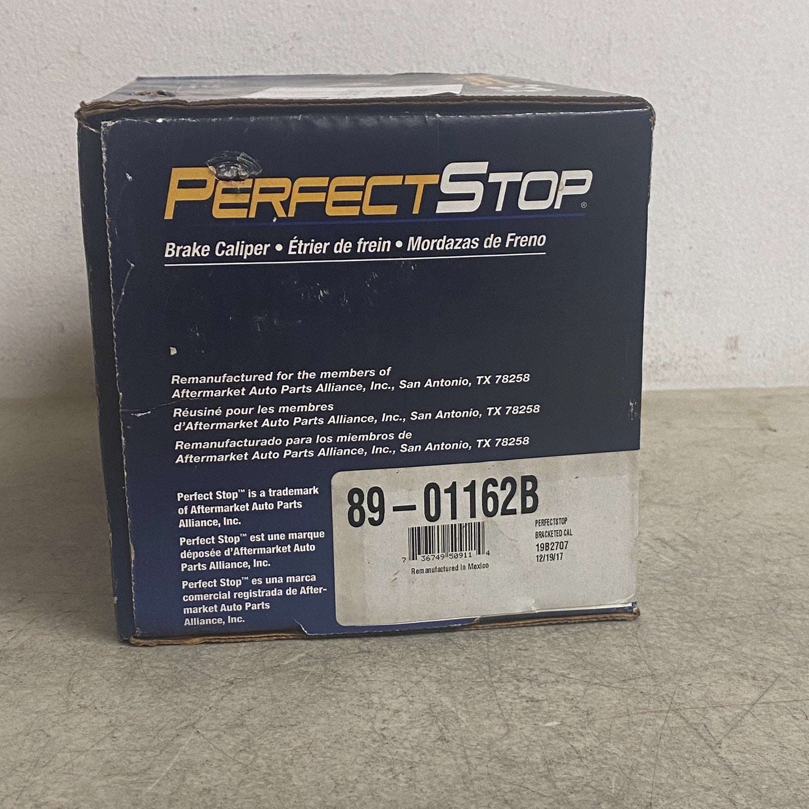 Perfect Stop 89-01162B REMAN Disc Brake Caliper Assembly