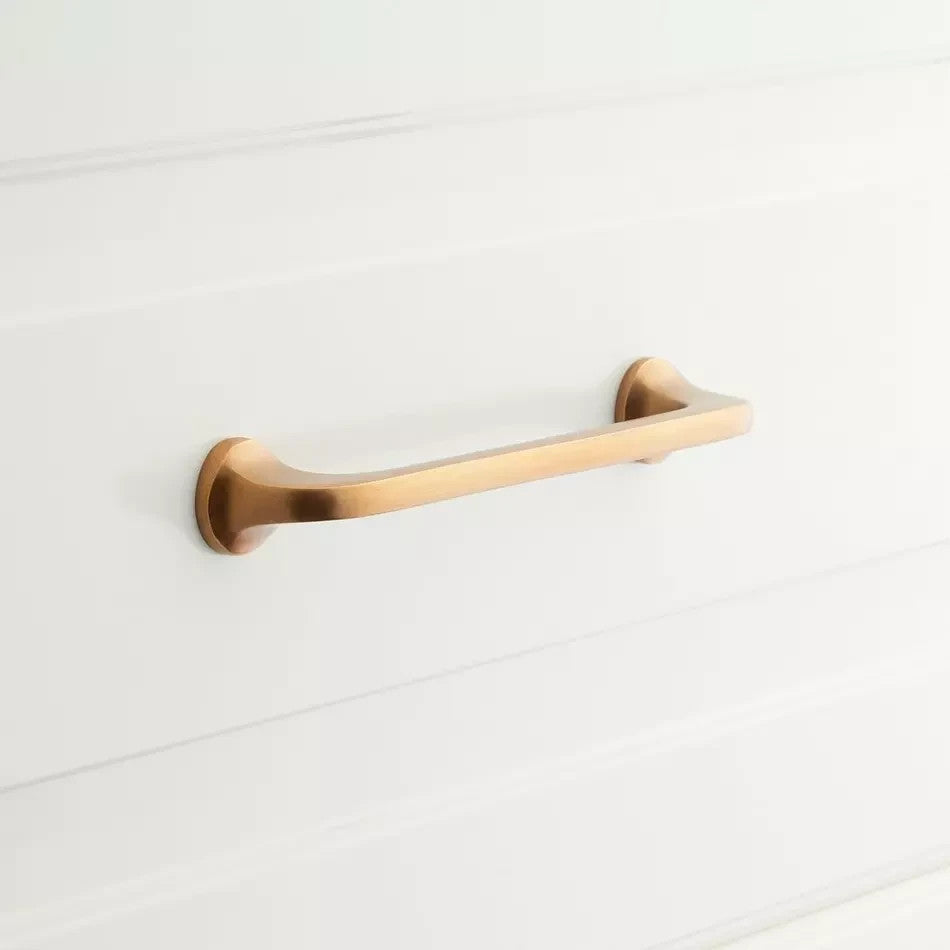 Signature Hardware Amarilla 3-3/4" Vintage Brass Cabinet Pull SH553103VB