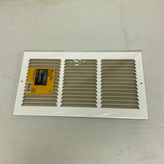 Everbilt 16″x 8″ White Steel Return Air Grille Vent Cover