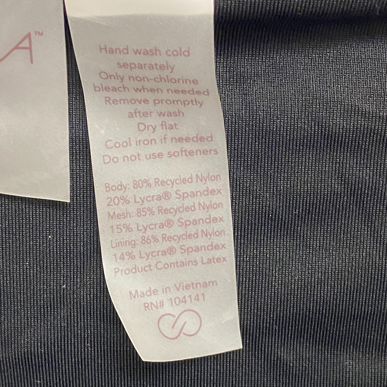 CALIA Women's Swim Collection High Rise Shirred V Front Bottom Black WSA23407