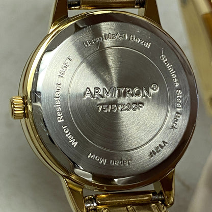 Armitron Women's Diamond-Accented Mesh Bracelet Watch, 75/5723GP