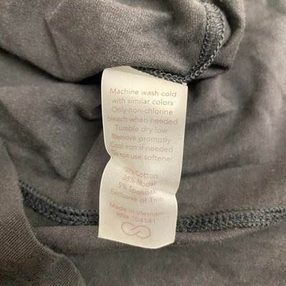 Calia Womens Everyday Slim Scoop Tank Pure Black Sleeveless Solid WAX11199