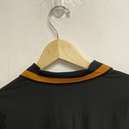 Lady Hagen Women's Golf Rib Half Sleeve Polo Black/ Orange WGH31009 New