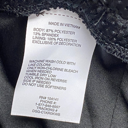 DSG Girls' Performance Mid Rise Stride Run Mesh Shorts Pure Black DAG12132