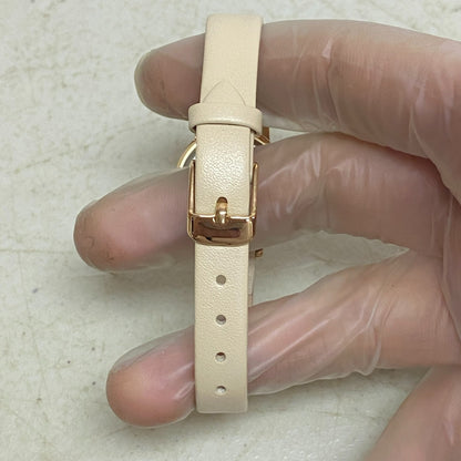 ARMITRON Women's Watch rose  Genuine Leather Quartz Analog  New Battery 75/5778