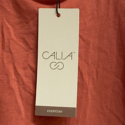 Calia Womens Everyday Shirttail Tank Top Rose Sleeveles Solid WAX11281PRT