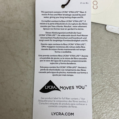 Calia Women's Swim High Rise Twist Front Bottom Small Palm Green WSA22401PRT