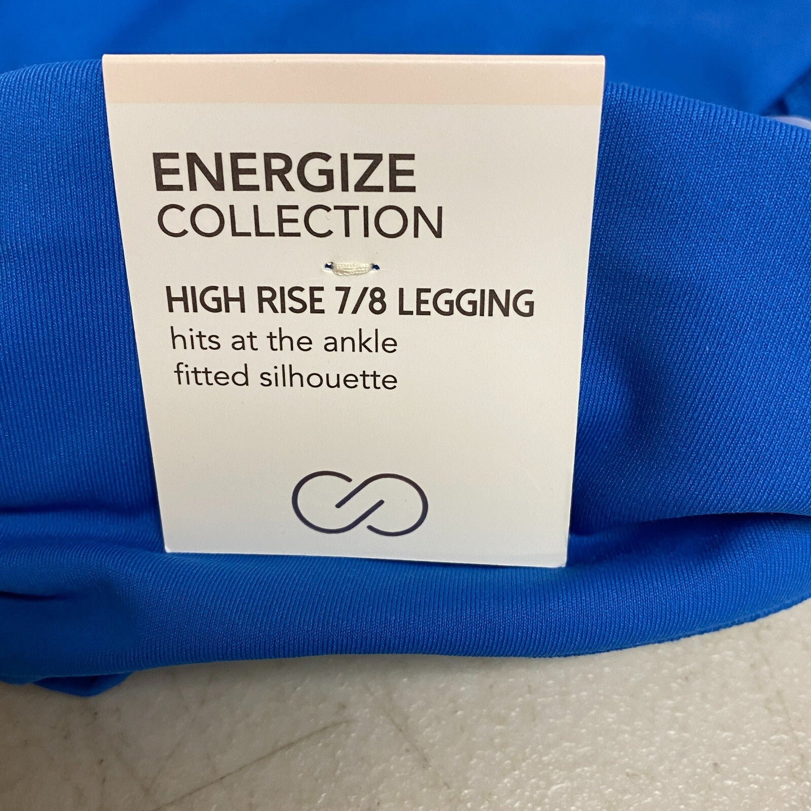 CALIA Women's Energize Mesh 7/8 High Rise Legging Royal Blue Solid WAX12376