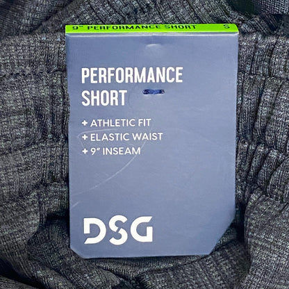DSG Mens 9 in Novelty Textured Training Short Pure Black/Asphalt DAM20114N