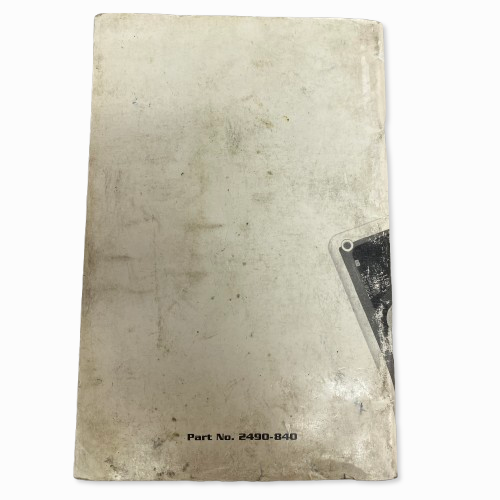 Mazda NGS Diagnostic Tool Instruction Manual Booklet 2490‑840