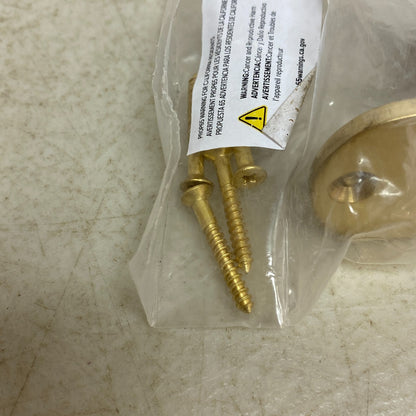 Signature Hardware Sliding Door Edge Pull - 6" - Polished Brass , 00967648