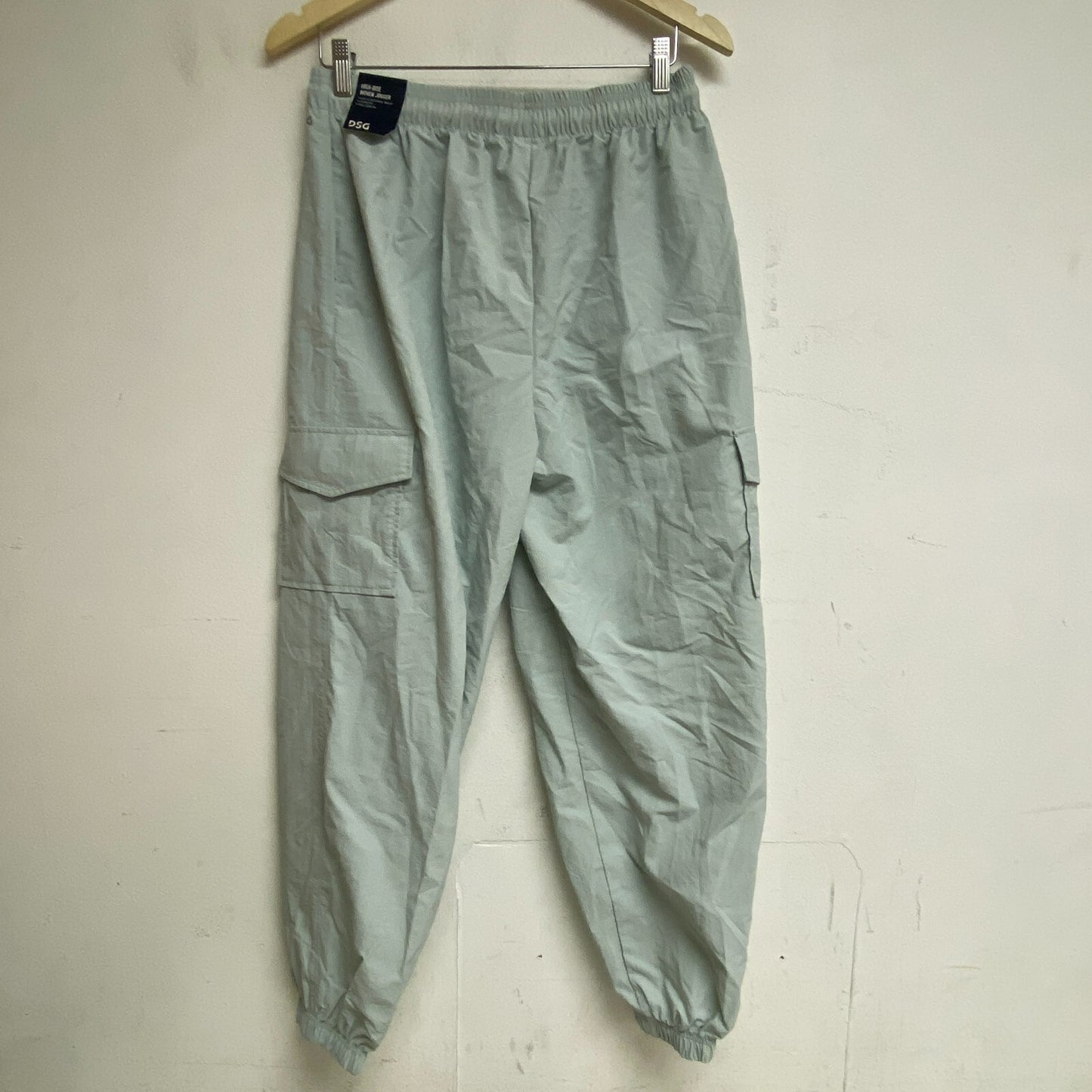 DSG Womens Cargo Woven Pants Pale Seagrass Solid Stylish Trendy DAW23103