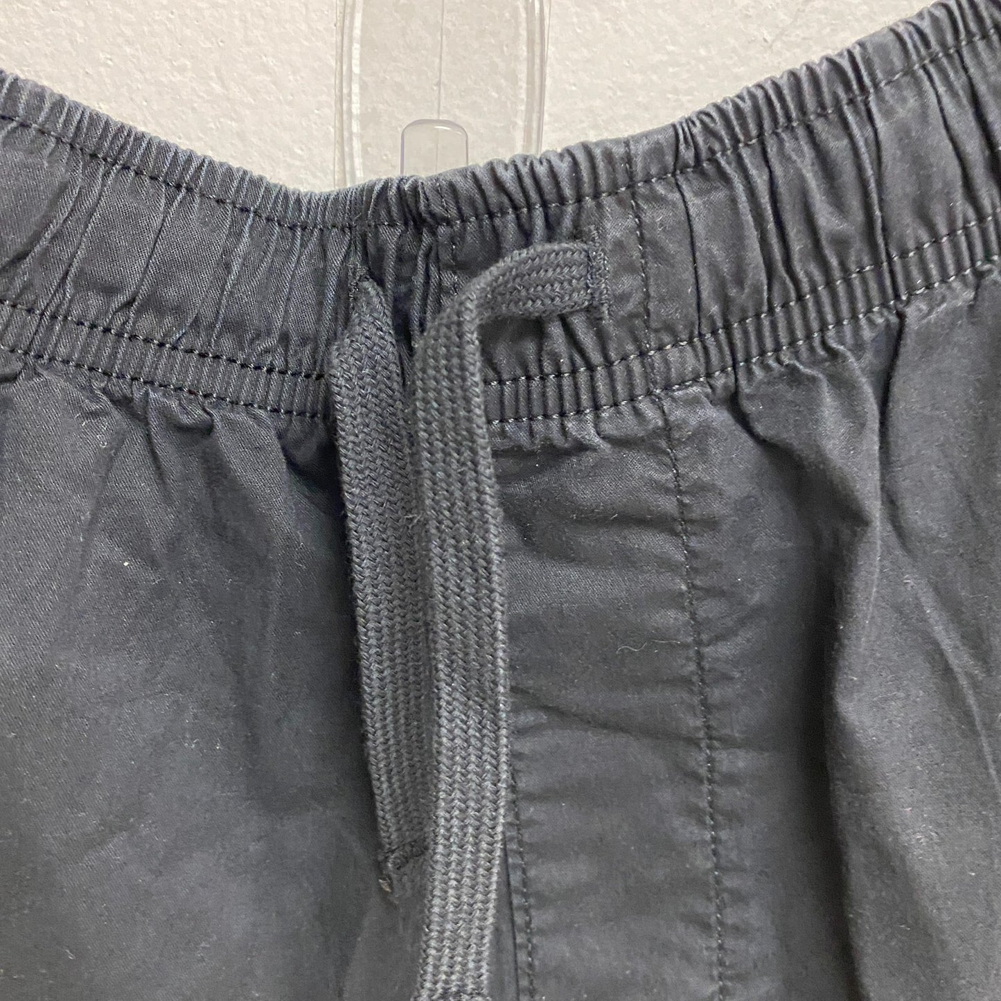 DSG Men's 6.5" Inseam Cotton Woven Shorts Pure Black Athletic Summer DAM13135