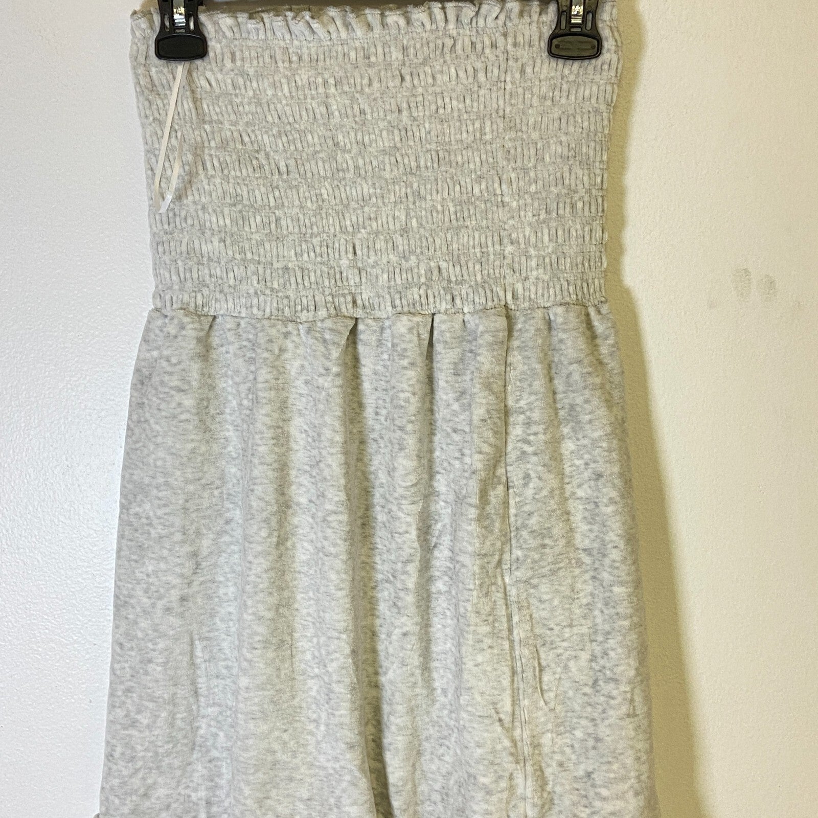 Juicy By Juicy Couture Velour Tube Dress Exposed Top Size M Color Diamonds Ice