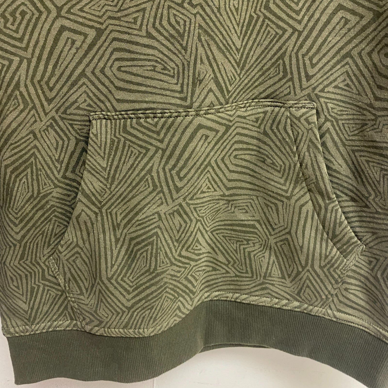 DSG Boys Printed Fleece Hoodie Skateboard Geo Green Long Sleeve DAB22400PRT