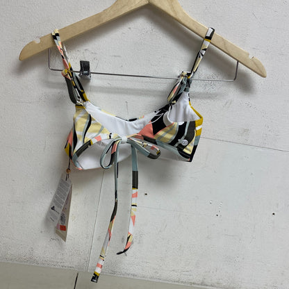 Calia Women's Tie Back Low Support Floral Bikini Top Multicolor Palm WSA23200PRT