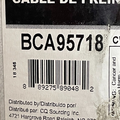 Carquest Wearever BCA95718 Parking Brake Cable Corrosion-Resistant Design