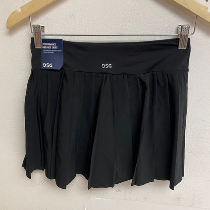 DSG Girls Performance Pleated Fashion MID-RISE Skort Pure Black DAG13110