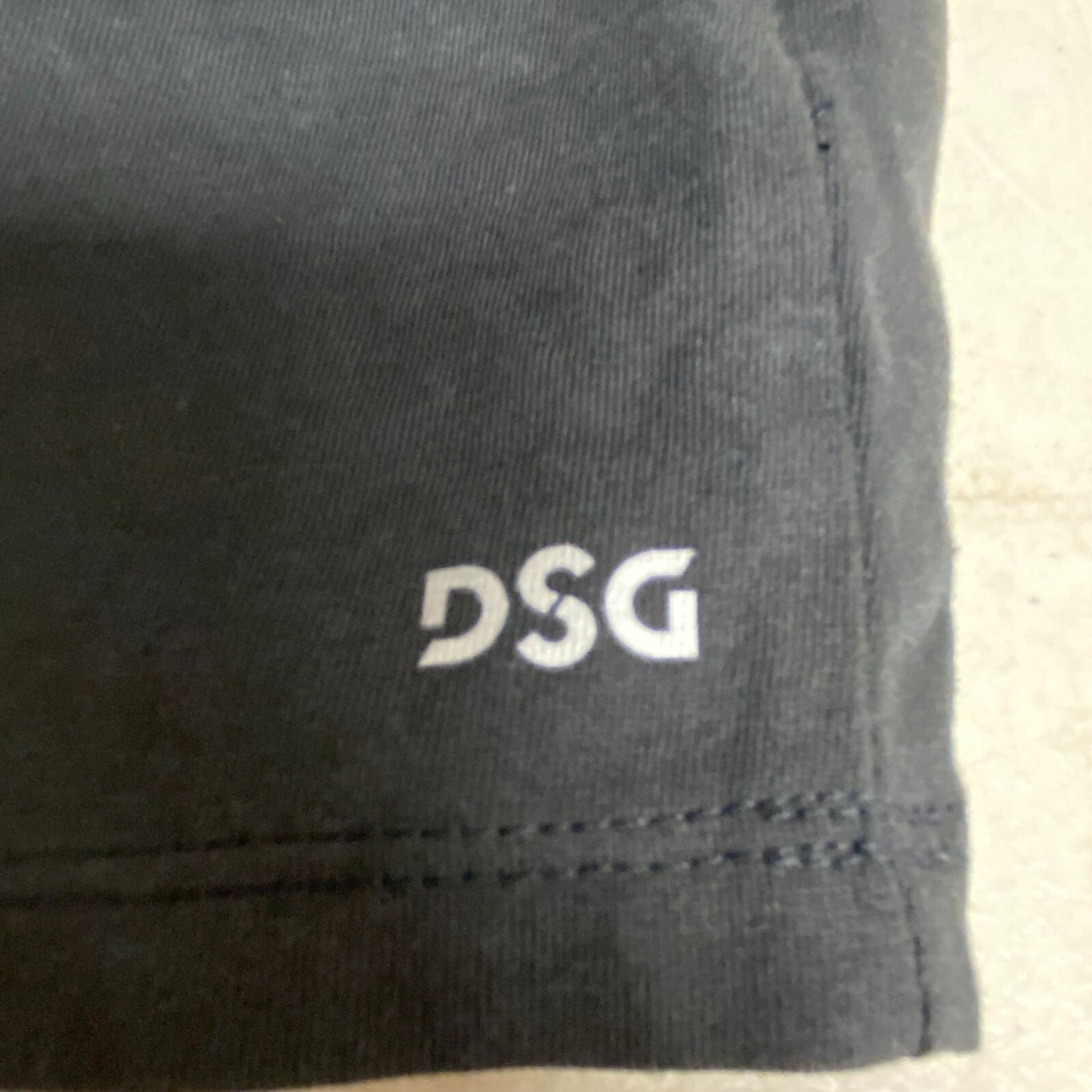 DSG Boy Everyday Relaxed Solid Cotton Graphic Tee Pure Black Track DAB12118