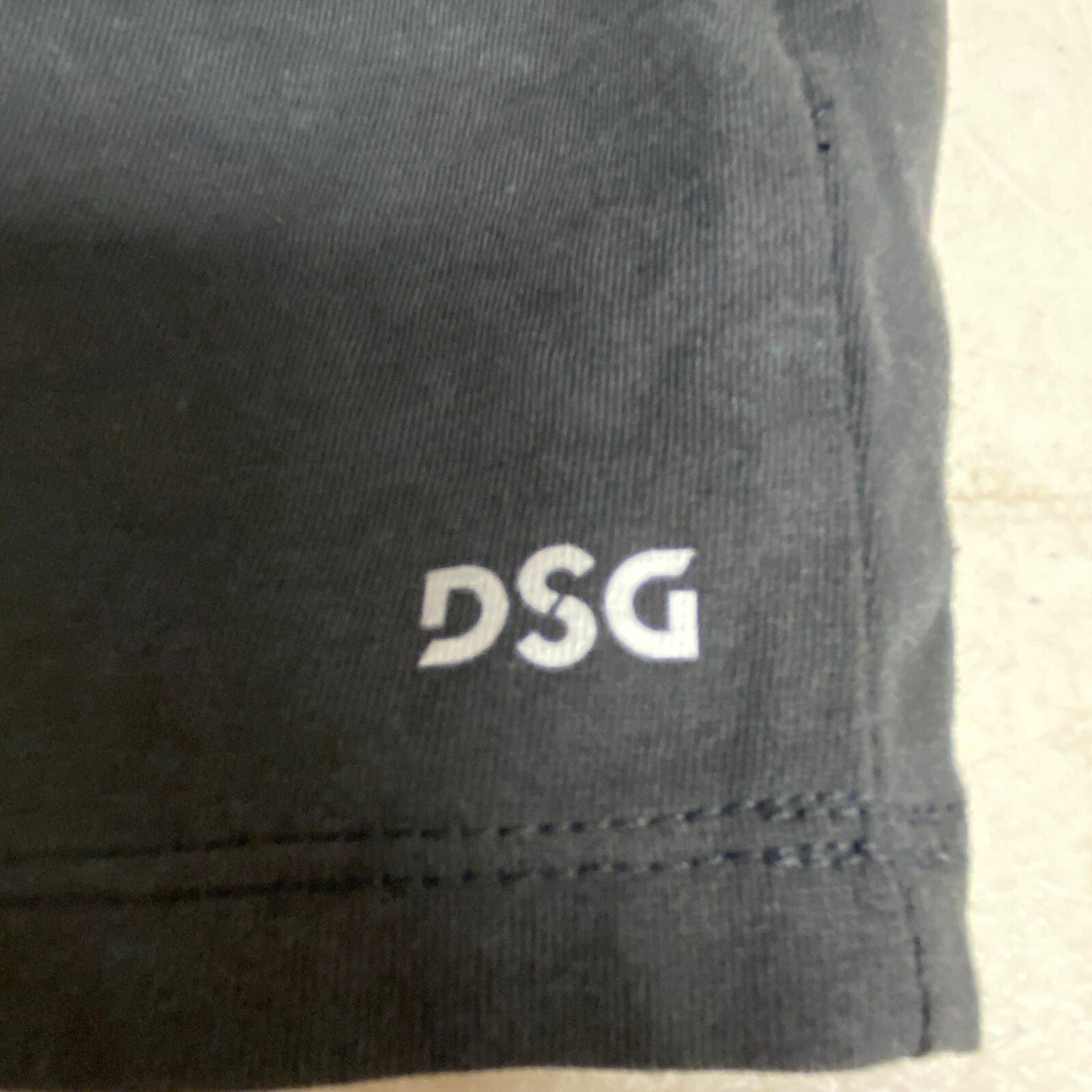 DSG Boy Everyday Relaxed Solid Cotton Graphic Tee Pure Black Track DAB12118