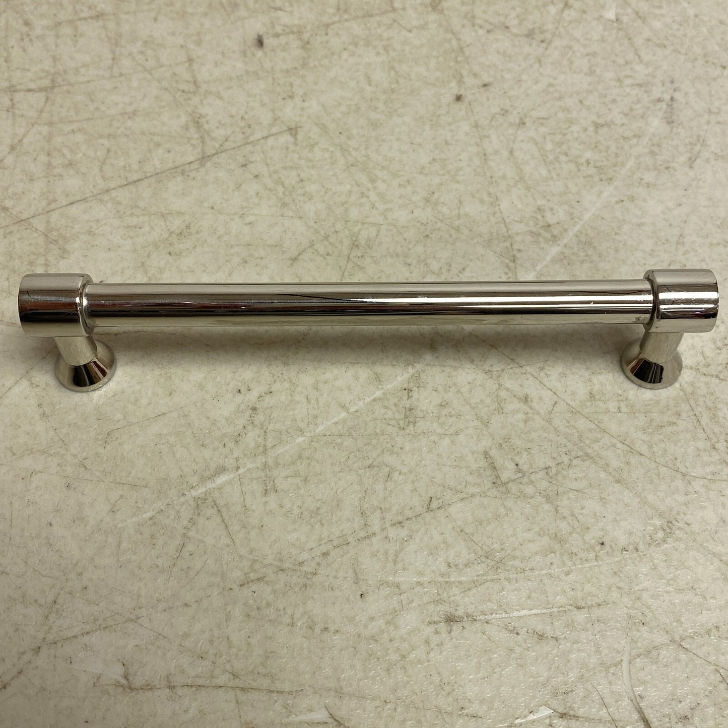 Signature Hardware  6" Strasbourg Solid Brass Cabinet Pull - Polished Nickel