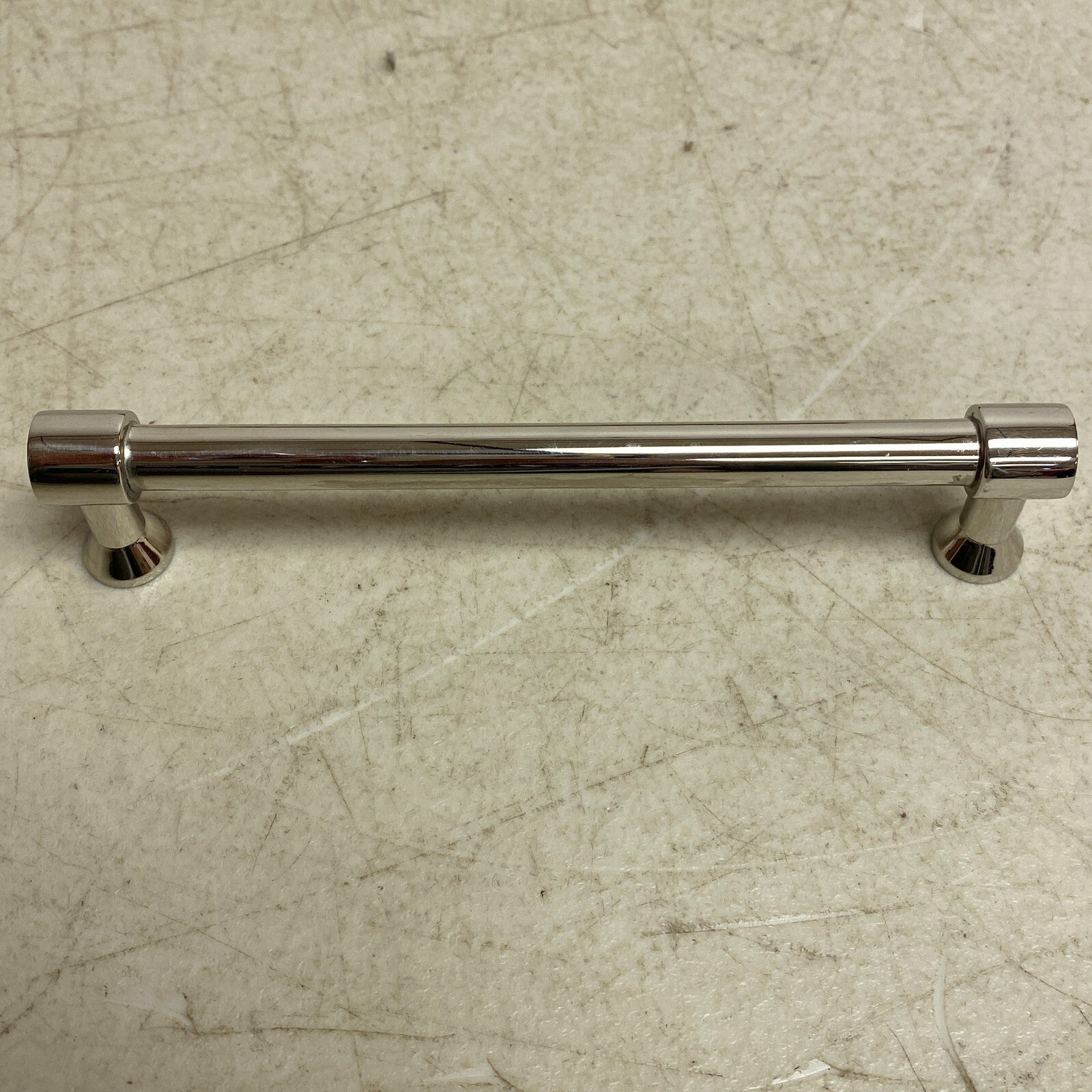 Signature Hardware  6" Strasbourg Solid Brass Cabinet Pull - Polished Nickel