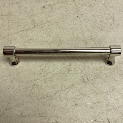 Signature Hardware  6" Strasbourg Solid Brass Cabinet Pull - Polished Nickel