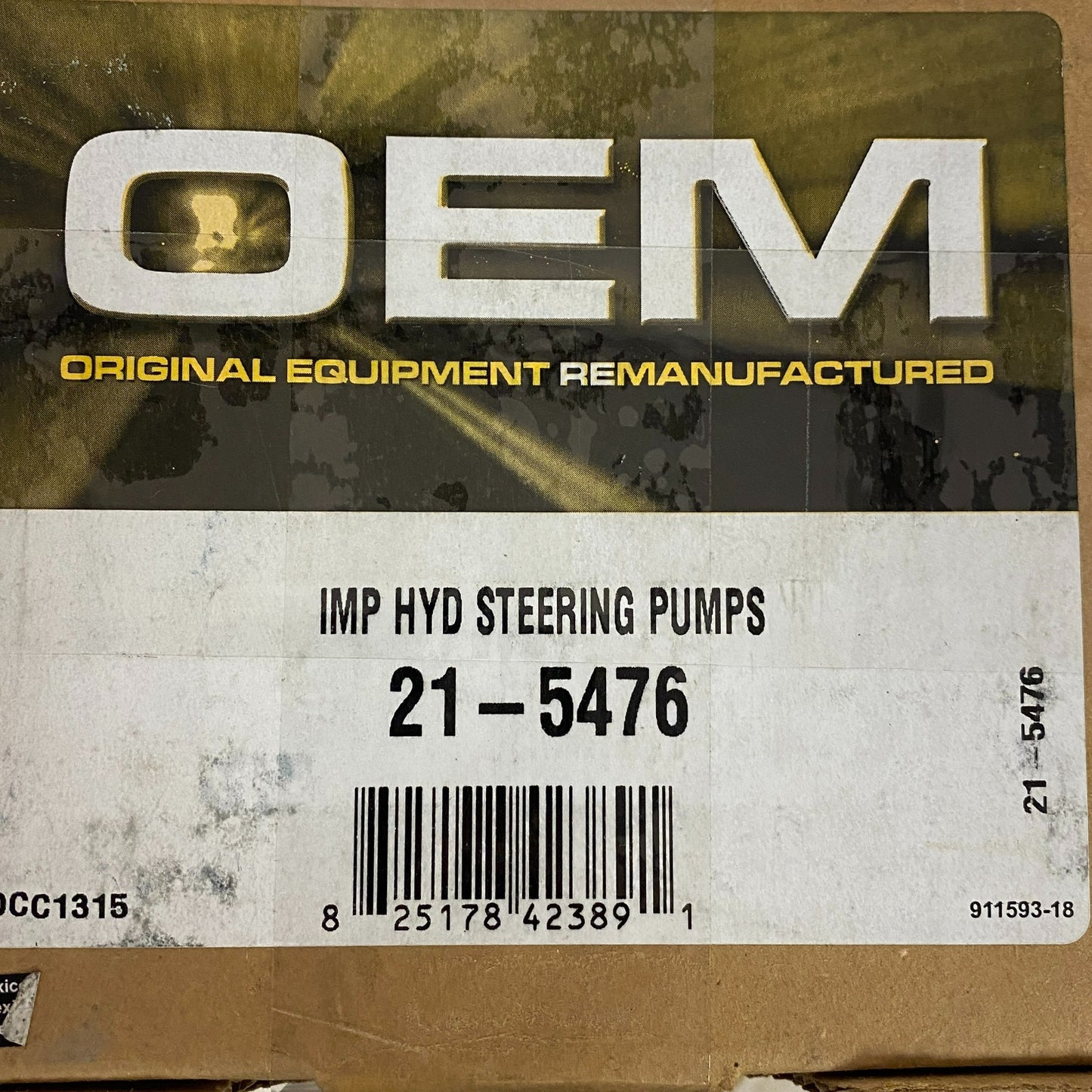 CARDONE Reman 21‑5476 Power Steering Pump w Pulley Front Hyundai Sonata