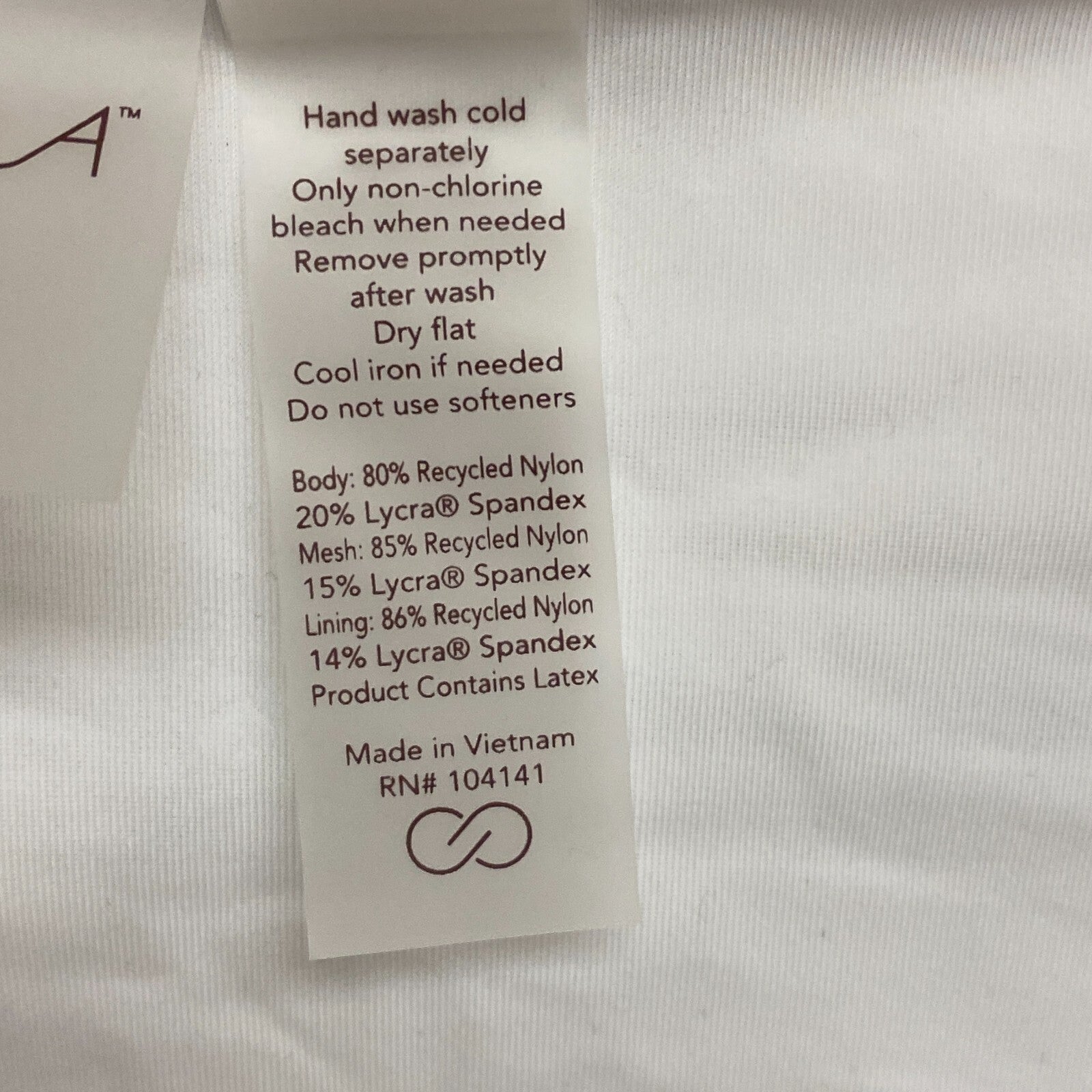 Calia Women's Shirred V Front Mid Rise Bottom Wave Blue/White WSA23415PRT New!