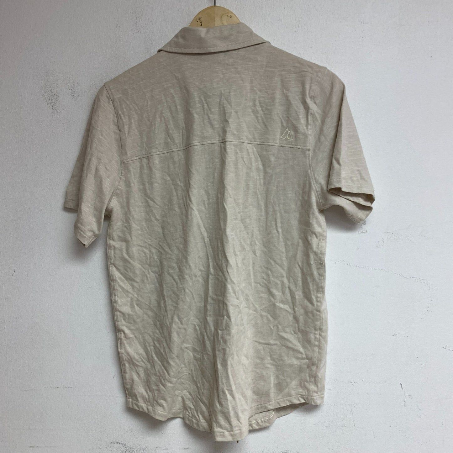 Alpine DesignâMen's  Rooted Knit Button Front Shirt  Light Khaki Solid ADM1310