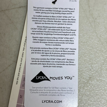 Calia Womens Bikini Top Power Sculpt Top Watercolor Multi WSA22208PRT