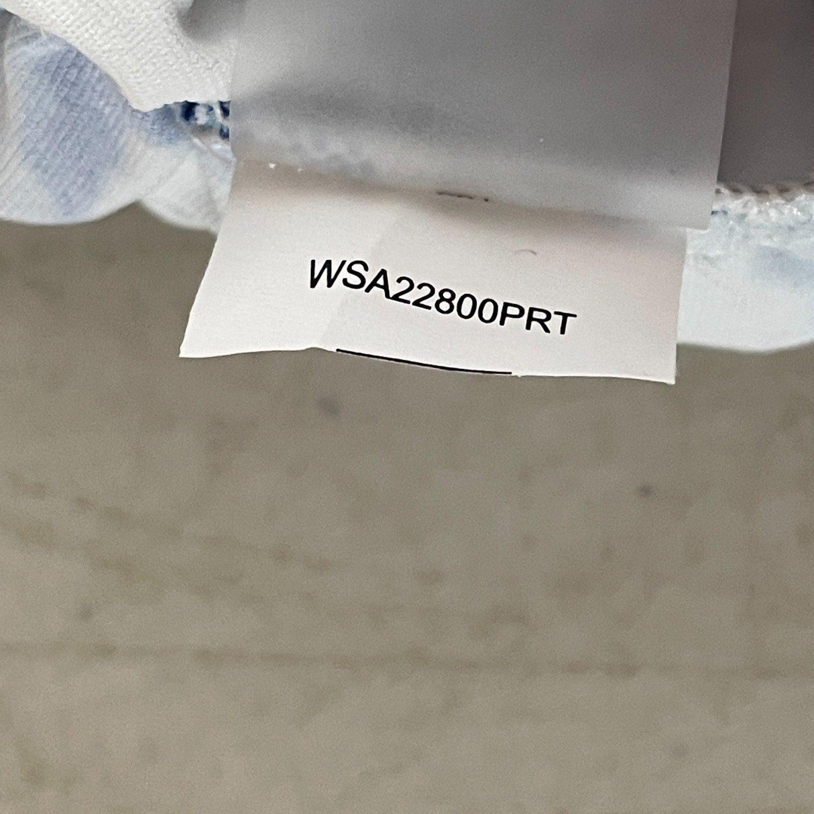 CALIA Womenâs Ruched Long Sleeve Rashguard Floral Blue Swim Top WSA22800PRT