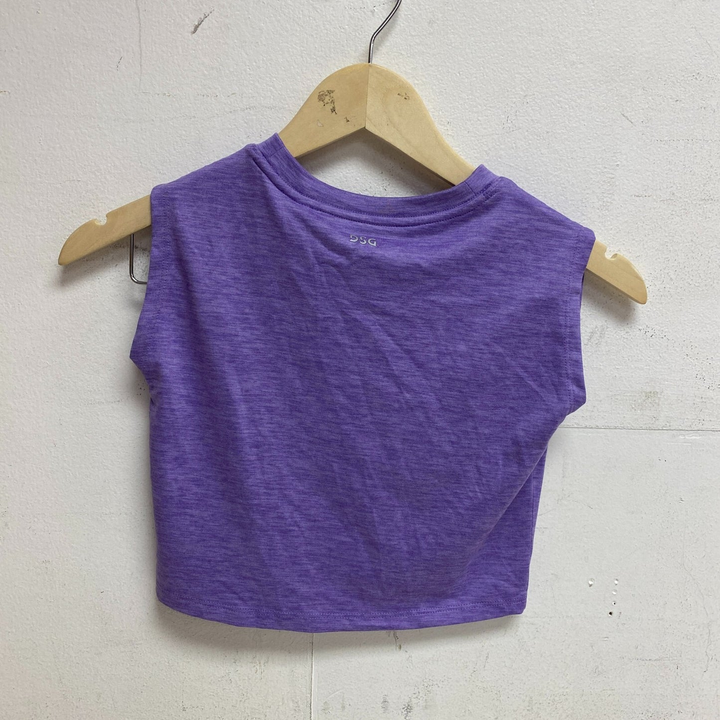 DSG Girls Performance Muscle Tank Electric Violet Solid Sleeveless DAG13100