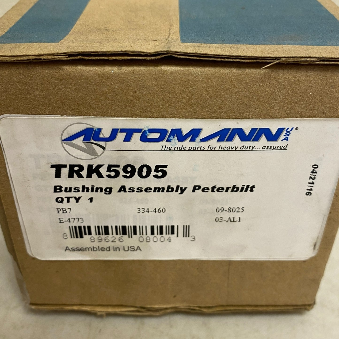 AUTOMANN Spring Eye Bushing Kit Polyurethane Air Leaf Suspension Model TRK5905