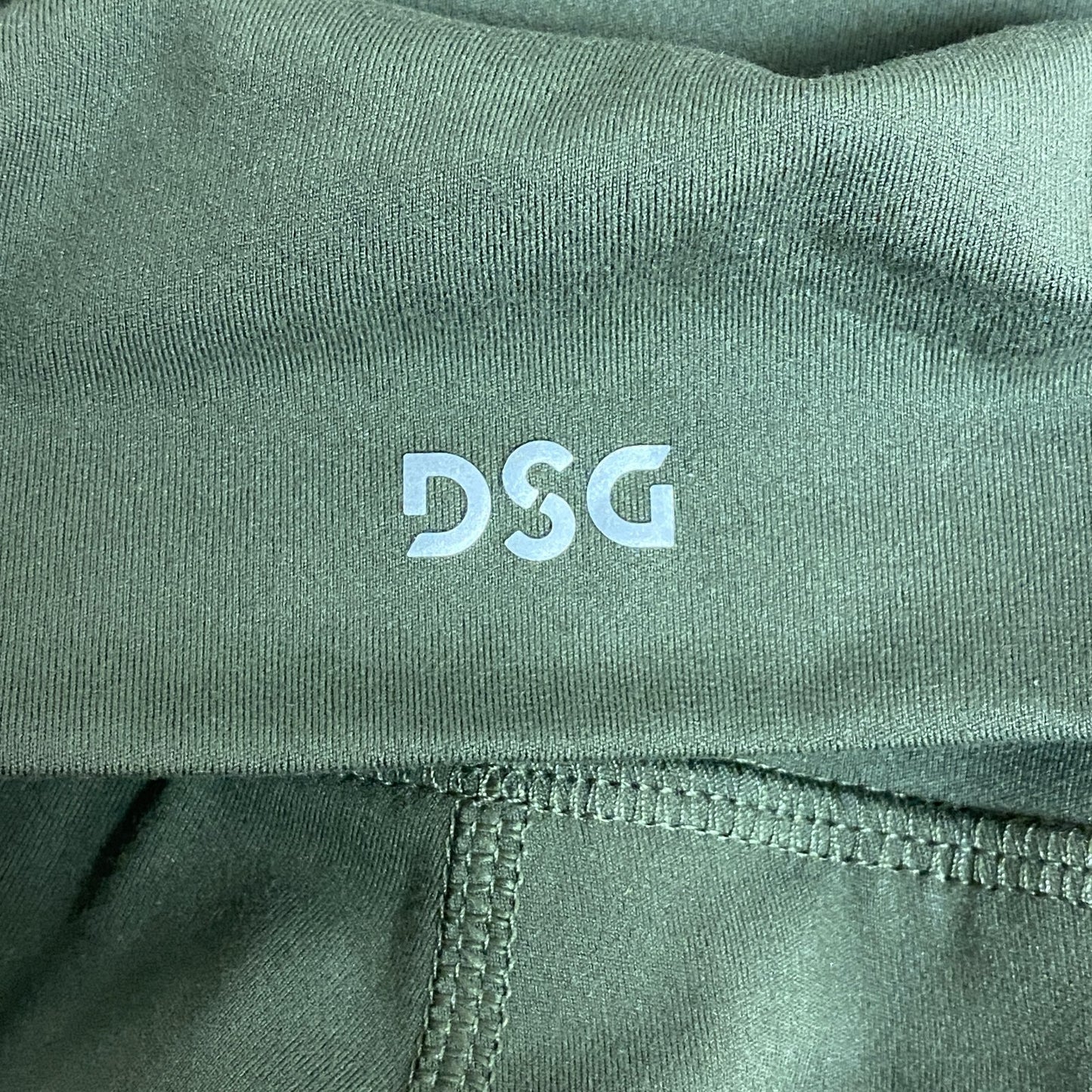 DSG Women's Relaxed Fold Over Waist Flared Leggings Inky Olive DAW23307