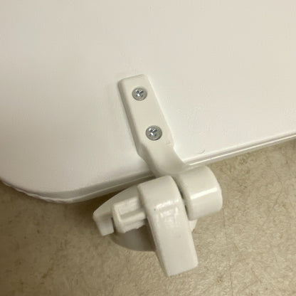 Mayfair Seat Fastening System Never Loosens 3649425 White Toalette Seat