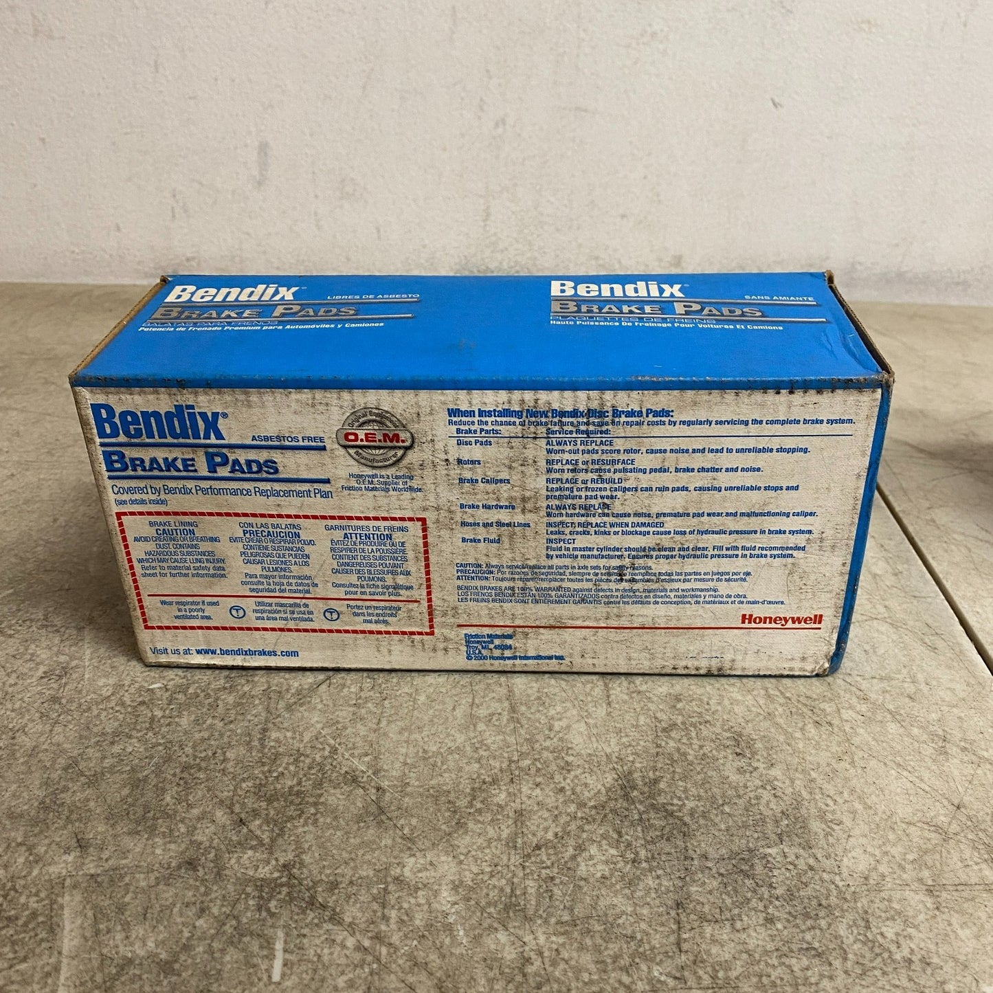 Bendix MKD465A Front Brake Pads Semi-Metallic 1990-2002 Honda Accord Civic