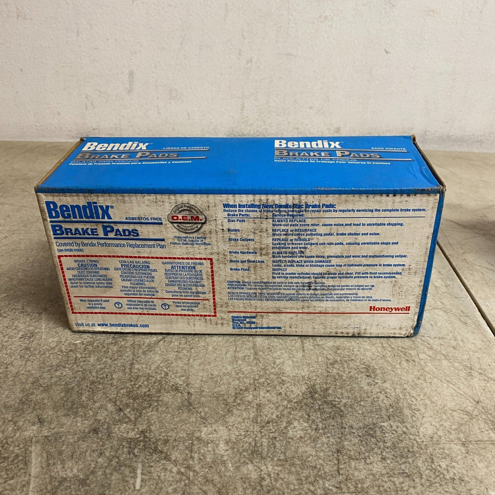 Bendix MKD465A Front Brake Pads Semi-Metallic 1990-2002 Honda Accord Civic