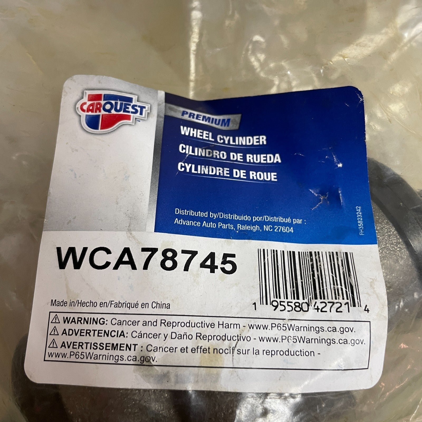 Carquest Premium WCA78745 Drum Brake Wheel Cylinder