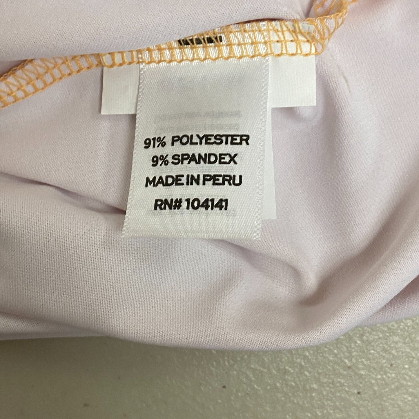 Walter Hagen Men's P11 Digital check print polo Digital Check Orange MGA11498