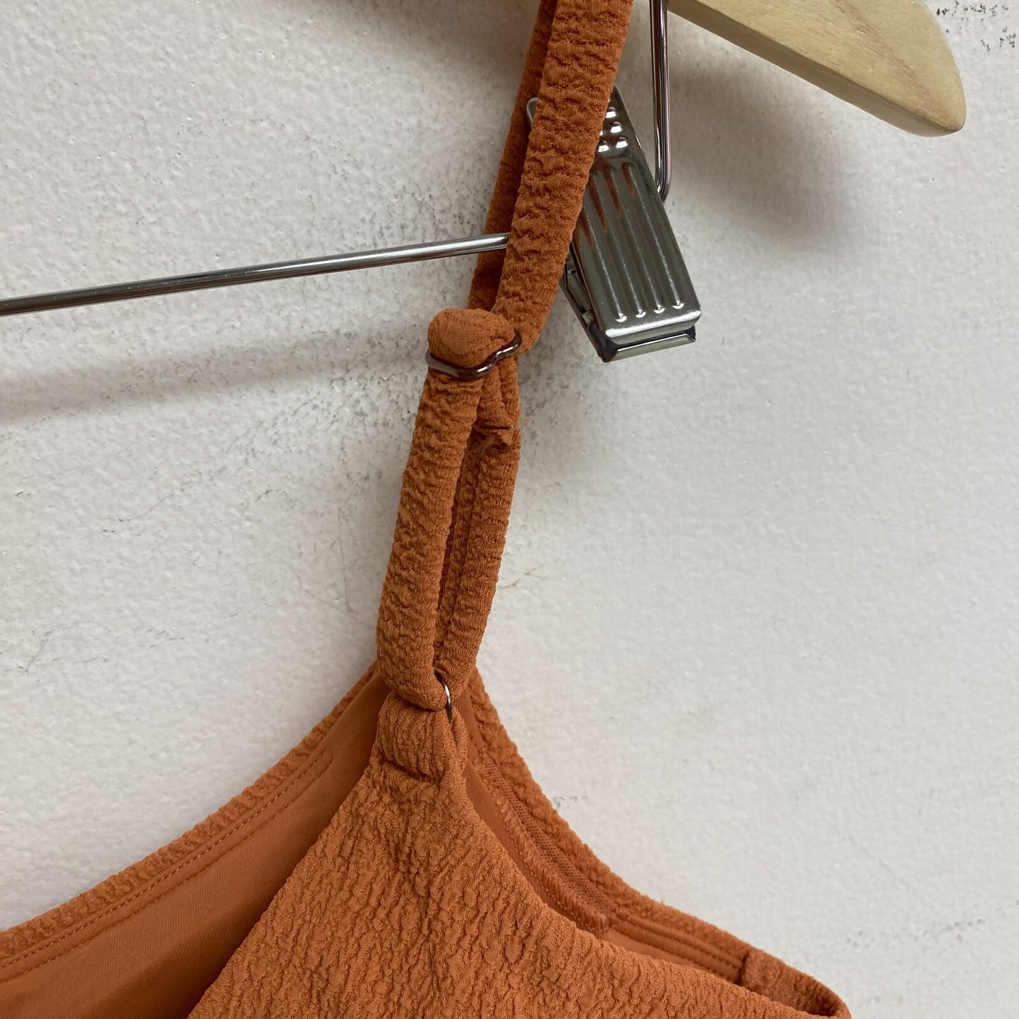 Calia Womens Tie Back Bikini Top Apricot Aura WSA23200