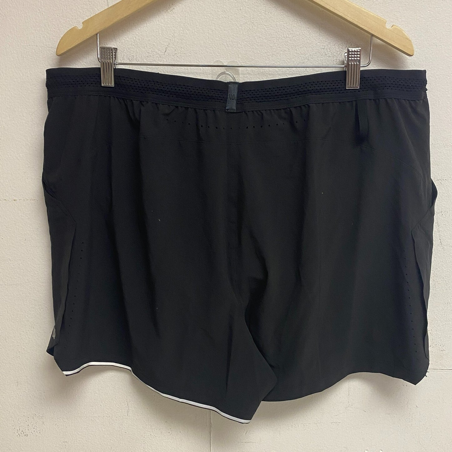 VRST Mens Enthusiast 5" Run Short Pure Black Summer Stylish Trendy MAX200443