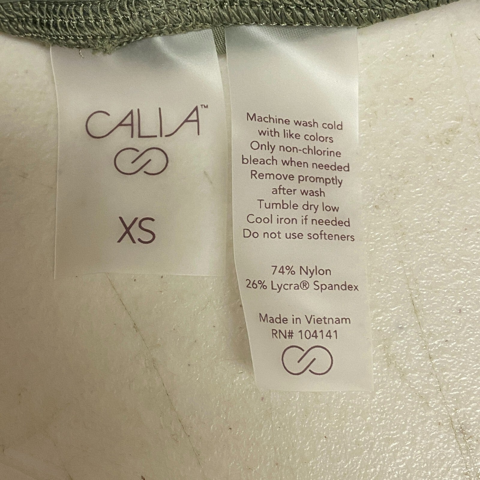 Calia Sculpt Vented Straight Dark Olive Solid Stylish Trendy Flexible WAX32287VC