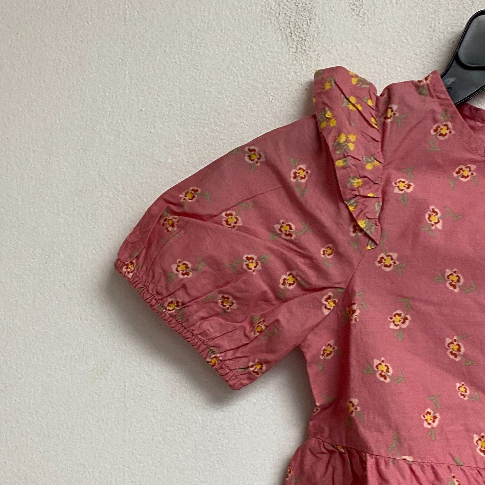 Okie Dokie Toddler Girls Short Balloon Sleeve A-line Dress Sz 4T Color: Bohemian