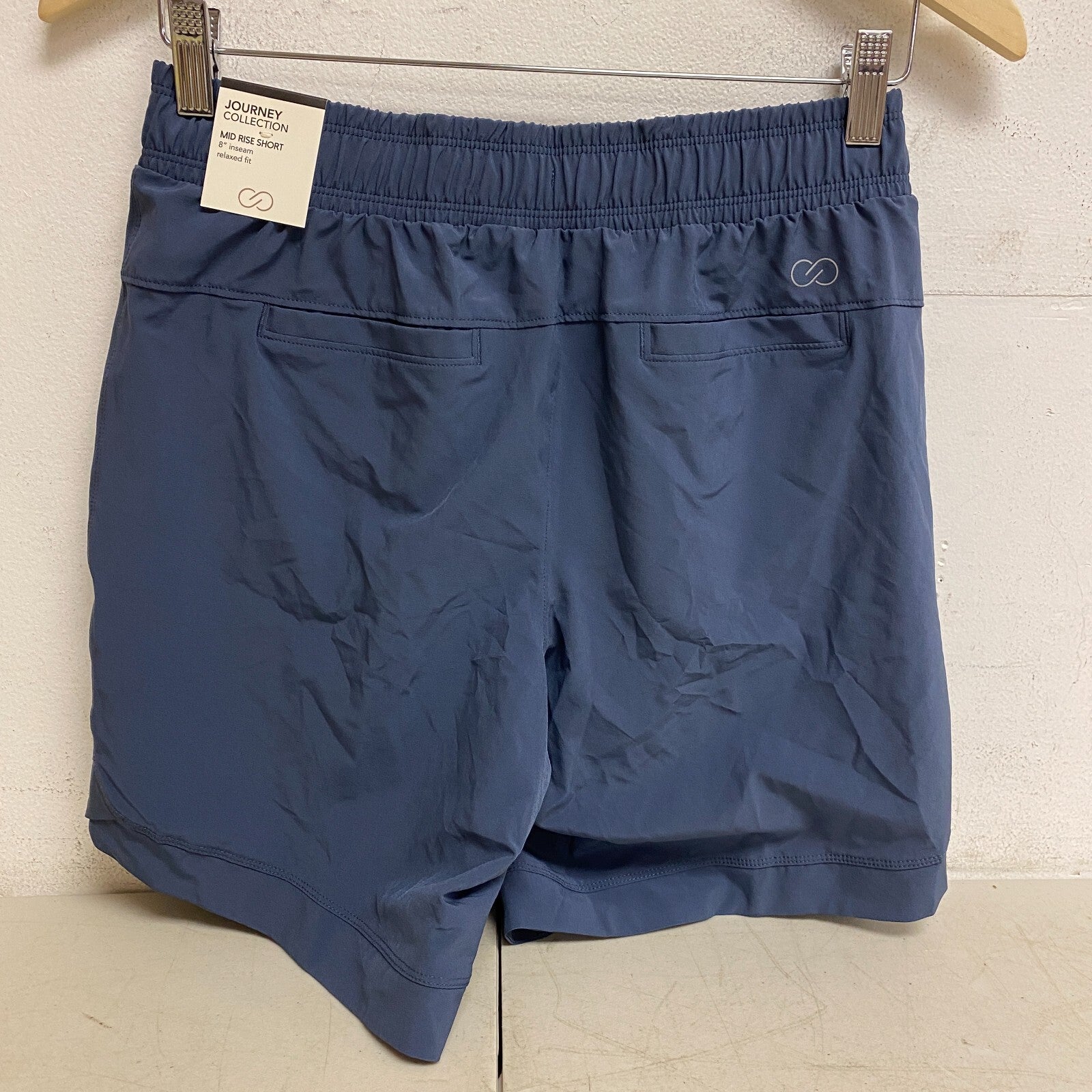Calia Women's Journey Truelight Woven Bermuda Short Ardosia Slate WAX12174 NEW